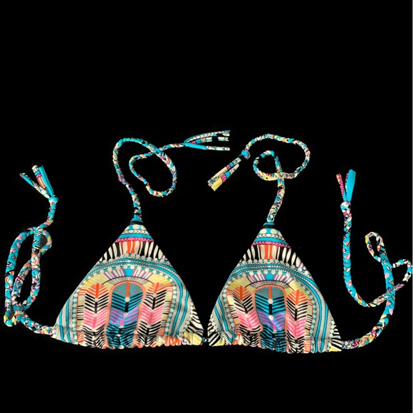Mara Hoffman Aztec Print Bikini Top - Picture 1 of 5